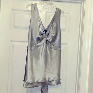 Ashley Stewart silver tank top size 14 only $8
